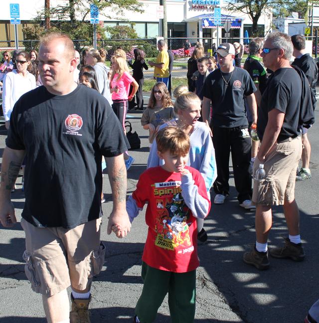 3rd Annual Fire Truck pull for Breast Cancer 9-23-2012. Won by Nanuet  Fire Department in 17.02 seconds,
Photo By Vincent P. Tuzzolino